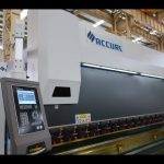 4 ašies CNC presavimo stabdžių mašina 175 tonų x 4000 mm CNC variklio karūnavimo