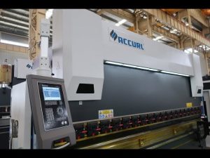 4 ašies CNC presavimo stabdžių mašina 175 tonų x 4000 mm CNC variklio karūnavimo