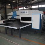 Siemens sistema CNC turėklų štampavimo staklės, automatinė skylių perforavimo mašina, CNC perforavimo preso kaina